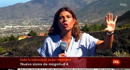 Francisca González los dejó mudos: la crónica era del volcán, pero los flashes se los llevó ella