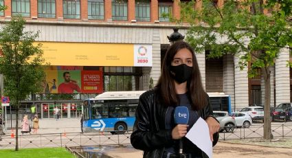 ¡La pasó mal! Una periodista al borde del “congelamiento” en plena nota