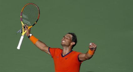 Rafa Nadal ha celebrado su nueva victoria en el Indian Wells 2022