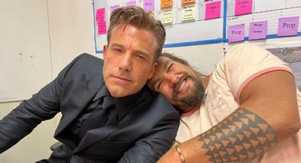 Jason Momoa y Ben Affleck se reencuentran en el set de "Aquaman 2"