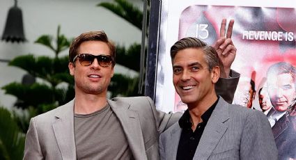 El cruce de Brad Pitt y George Clooney por el título del hombre más guapo del mundo