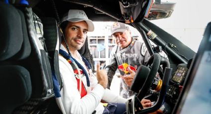 Carlos Sainz bromea en Catar y afirma que es una carrera para su padre