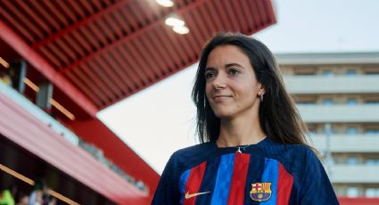 Aitana Bonmatí vive un más que emotivo momento con la afición del FC Barcelona