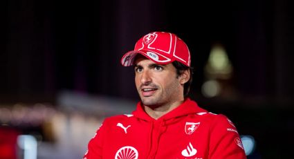 Carlos Sainz luce optimista antes del comienzo del GP de Las Vegas