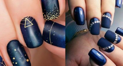 Nail art: así son los diseños de uñas con esmalte azul que marcan tendencia en el mundo