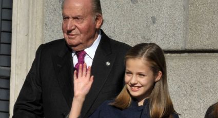 La princesa Leonor sorprende a Juan Carlos por sus palabras