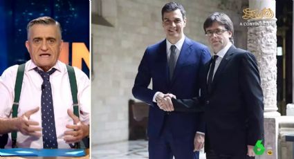 El encuentro entre Pedro Sánchez y Carles Puigdemont queda expuesto por el Gran Wyoming