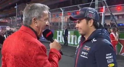 La F1 elige la escena entre Checo Pérez y Bruce Buffer como la más hilarante del año