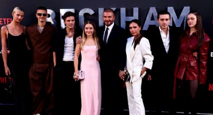 Así han posado los Beckham en Miami para inaugurar la Navidad