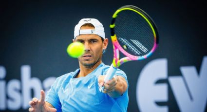 Rafa Nadal ya se entrena en Brisbane y enciende la ilusión de los fans