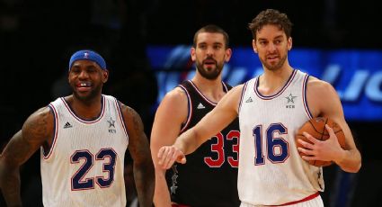 Pau Gasol se rinde a los pies de LeBron James tras un momento histórico