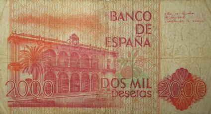 El billete de 2.000 pesetas de 1980 que podría hacerte ganar unos buenos euros