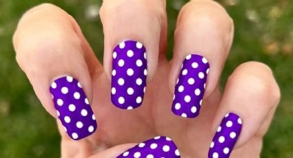 La mejor técnica para lograr el nail art con lunares perfecto