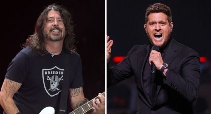 Michael Bublé subió al escenario con la banda de Dave Grohl