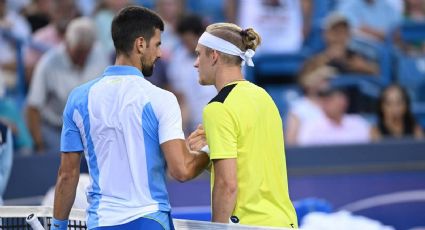 La pena de Alejandro Davidovich tras su abandono ante Novak Djokovic en Cincinnati