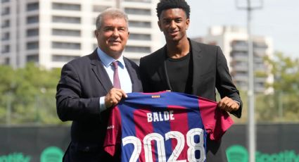 La emoción de Alejandro Balde al firmar su nuevo vínculo con el FC Barcelona