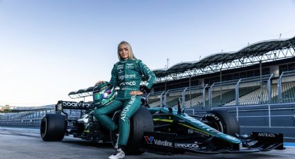 Jessica Hawkins hace historia al pilotar un monoplaza de la F1 en Hungaroring