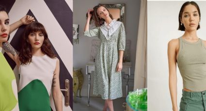 Así puedes crear un 'look' con color verde al mejor estilo Pinterest