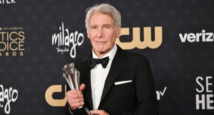 Harrison Ford fue homenajeado en los Critics Choice Awards y no pudo contener su emoción