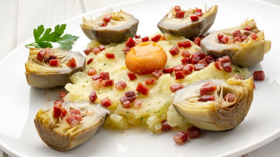 Receta de alcachofas. Fuente: (Google).