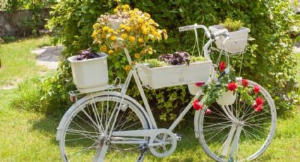 Tres buenas ideas para reutilizar tu vieja bicicleta dándole un toque original a tu hogar