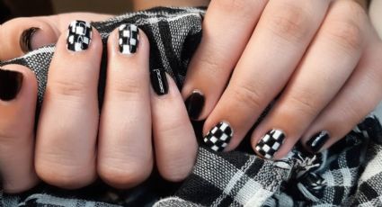 Diseños de uñas a cuadros: descubre este nail art que es furor en el mundo