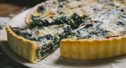 Así puedes preparar el quiche de espinaca más rico del mundo con solo 4 ingredientes