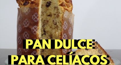 Receta súper fácil de pan dulce sin gluten y sin azúcar