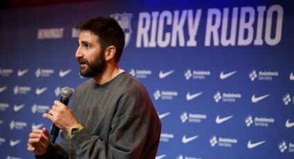 Ricky Rubio hace emocionar a todo el Barcelona en el día de su presentación