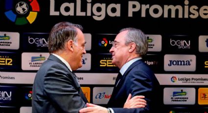 Javier Tebas lanza un mensaje con el que busca desmoronar a Florentino Pérez