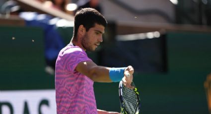 Carlos Alcaraz gana el partido más raro de su vida y avanza en Indian Wells