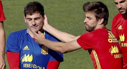 El tenso cruce de Iker Casillas y Gerard Piqué en la Kings League