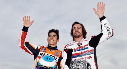 Marc Márquez recalca toda su admiración por Fernando Alonso