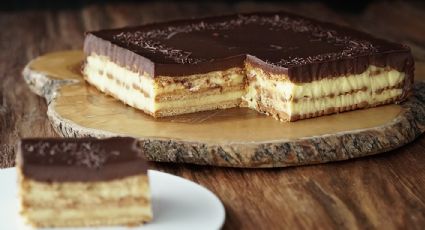 Cómo preparar la tarta de galletas de chocolate en pocos minutos