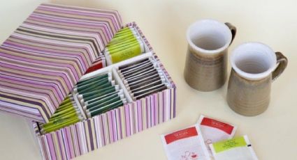 DIY: recicla las cajas de infusiones para transformarlas en esta idea decorativa