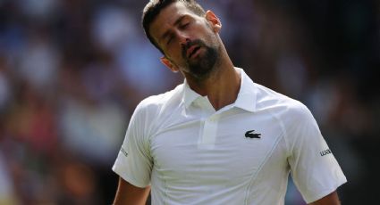 Se encienden las alarmas en Wimbledon por la rodilla de Novak Djokovic