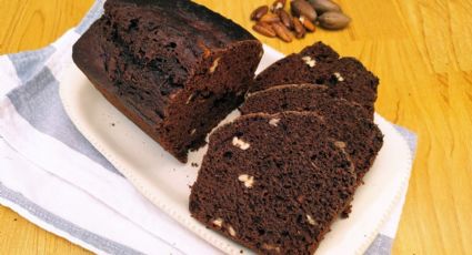 Budín de chocolate con avena saludable, fácil y en pocos minutos