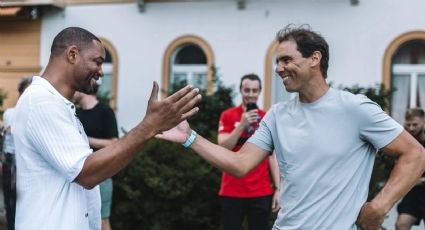 El increíble encuentro entre Rafa Nadal y Will Smith en Italia