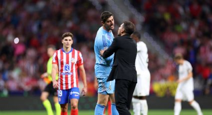 Diego Simeone se enfrenta a los ultras del Atlético de Madrid en el derbi