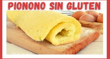 Receta fácil de arrollado sin gluten de frutos rojos