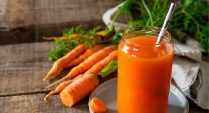 Conoce los beneficios de un sencillo batido hecho con zanahoria y cúrcuma