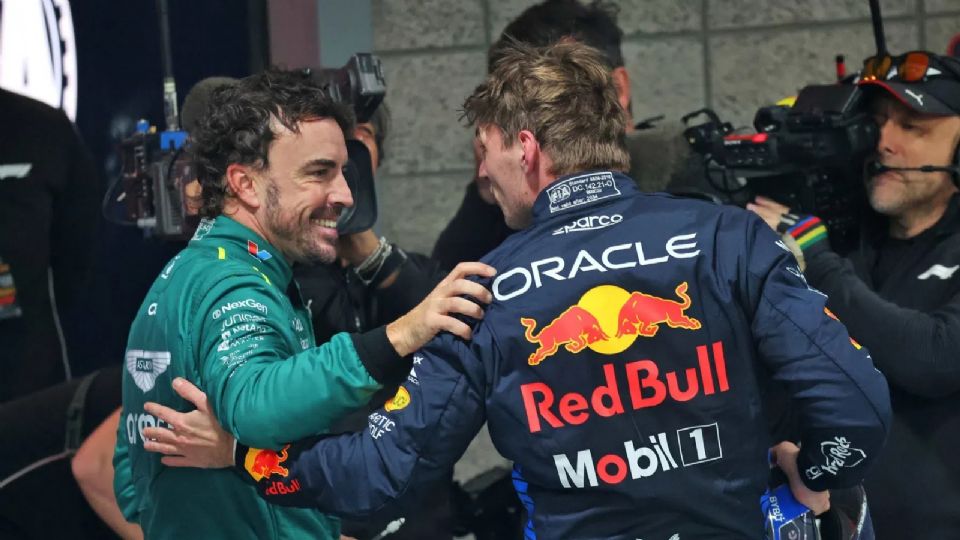 Fernando Alonso y Max Verstappen. Fuente: (Google).
